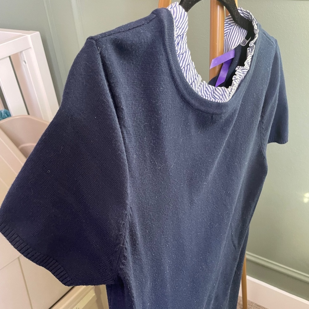 Seraphine sweater dress with detachable collar